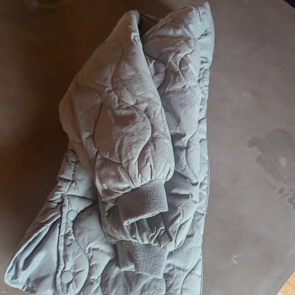 Zara  PADDED BOMBER Blue / Steel | 8-9 years - Picture 15 of 16